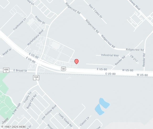Location Map: 992 E US Hwy 80 Forney, TX 75126
